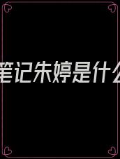 人皮笔记朱婷是什么人