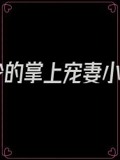 傅少的掌上宠妻小说