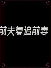 前夫复追前妻