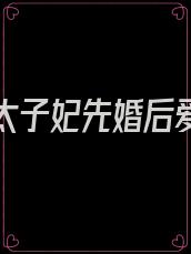 太子和太子妃先婚后爱的小说推荐