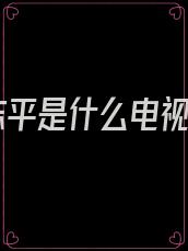 宋志平是什么电视剧