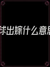 带球出嫁什么意思