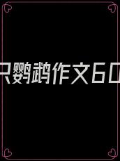我是一只鹦鹉作文600字作文