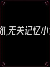 我爱你,无关记忆小说