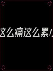 爱你这么痛这么累小说