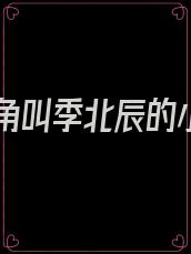 男主角叫季北辰的小说