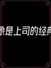 相亲对象是上司的经典小说