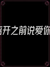 离开之前说爱你