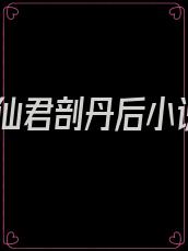 被仙君剖丹后小说