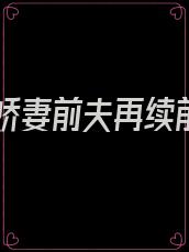 重生娇妻前夫再续前缘